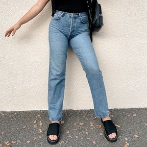 Agolde High waist Straight Leg Jeans